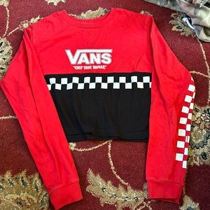 Vans long sleeve crop